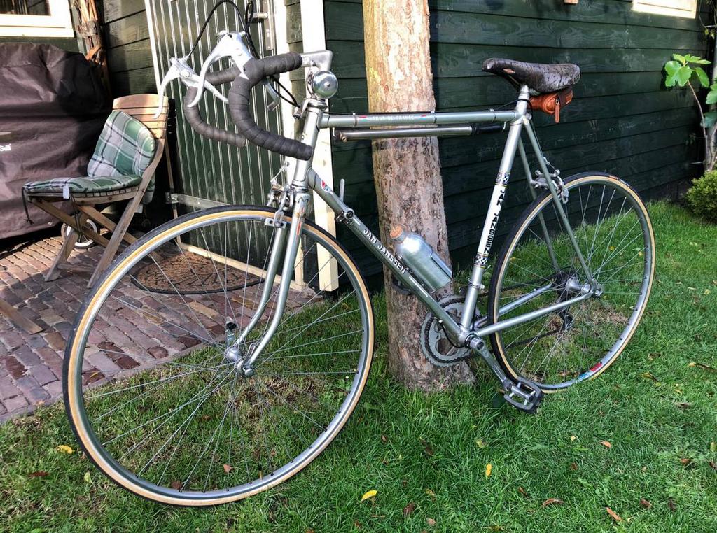 Klassieke Jan Jansen racefiets, Fietsen en Brommers, Fietsen | Racefietsen, Gebruikt, Heren, Overige merken, 10 tot 15 versnellingen