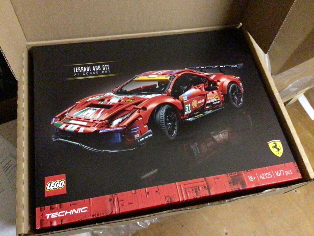 Lego Technic Ferrari 488 GTE, Ophalen, Nieuw, Overige typen