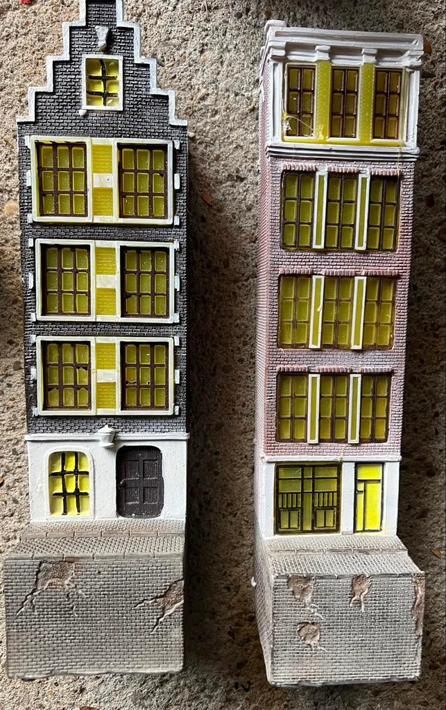 Typisch Hollandse Grachtenpand Huisjes, Diversen, Kerst, Ophalen, Nieuw