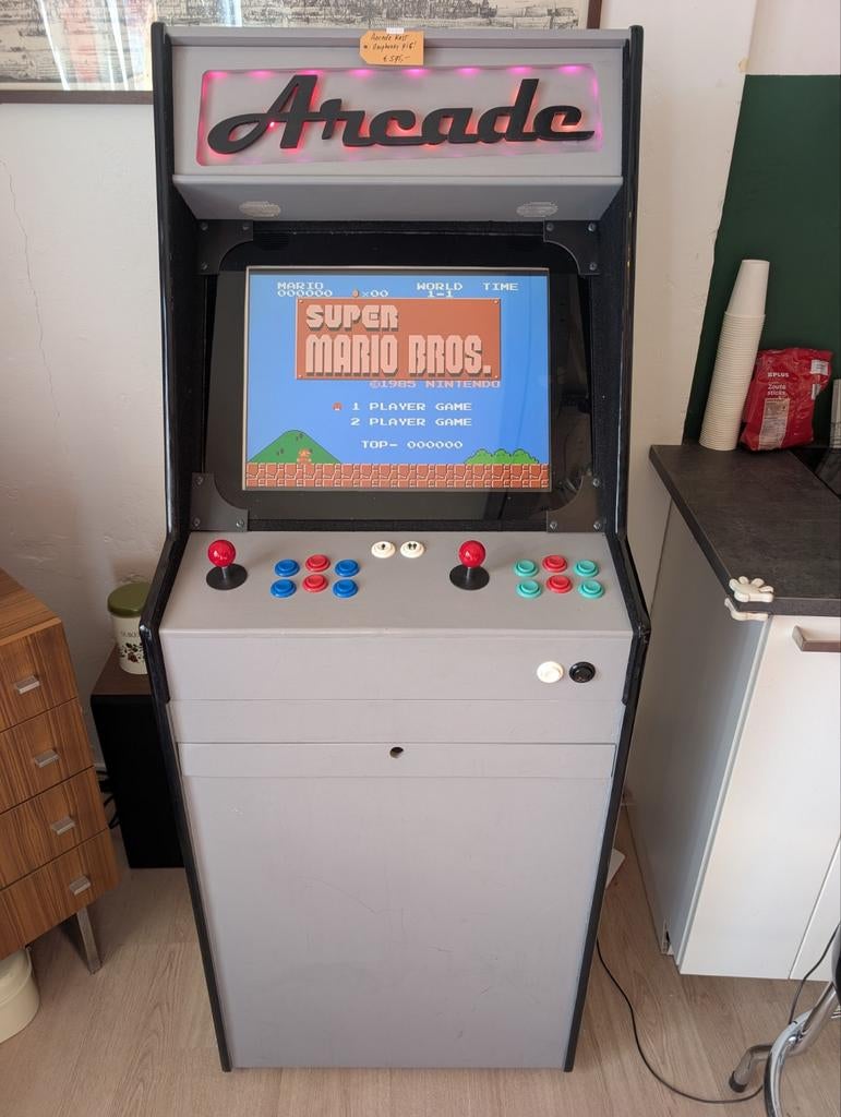 Arcade kast met Raspberry pi5 computer. Nes, Sega, Atari enz, Computers en Software, Vintage Computers, Ophalen