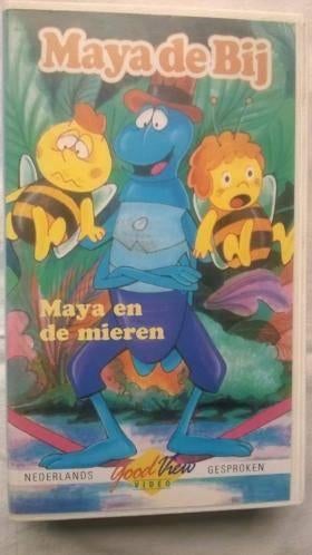 Maya de bij: Maya en de mieren  VHS tekenfilm, Gebruikt, Tekenfilm, Alle leeftijden, Ophalen of Verzenden