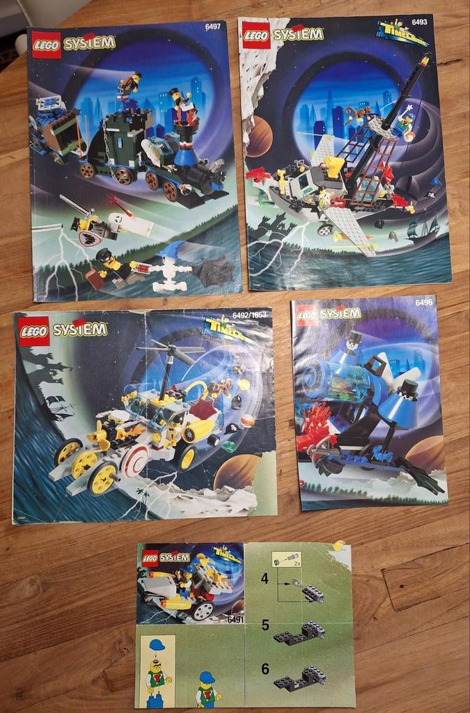 Lego system boekjes jaren 80/90, Ophalen of Verzenden, Lego