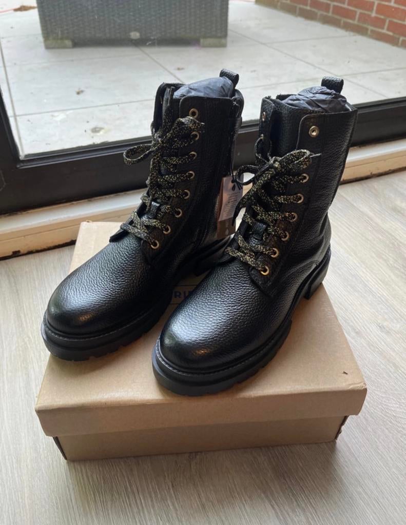 Friboo Leren Biker Boots - Stoer & Stijlvol, Meisje, Nieuw, Ophalen of Verzenden, Laarzen