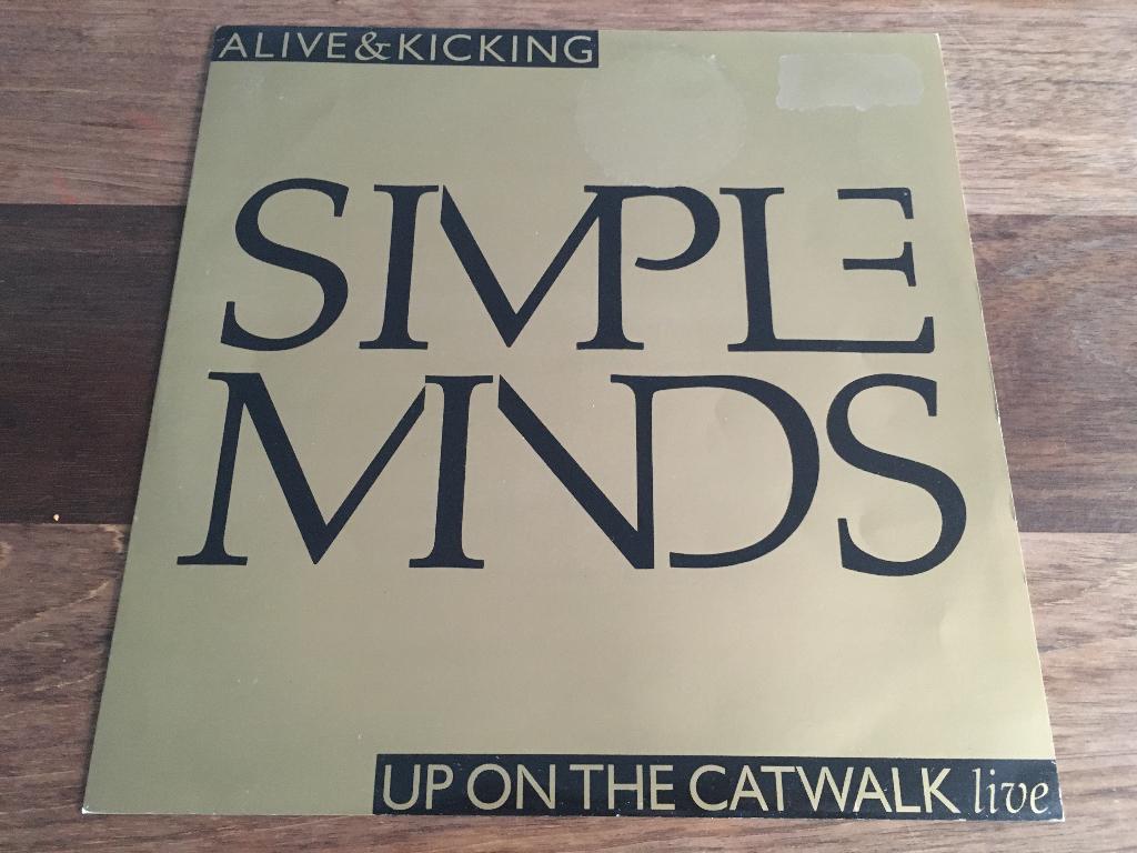 Vinyl Maxisingle Simple Minds Alive Kicking UK MatteGold Slv, Ophalen of Verzenden, Gebruikt, 12 inch