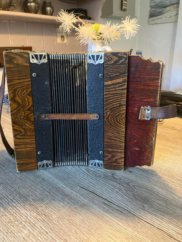 Vintage M Hohner Accordeon - Mooie Staat!, Ophalen, Gebruikt, Met riemen, Overige formaten