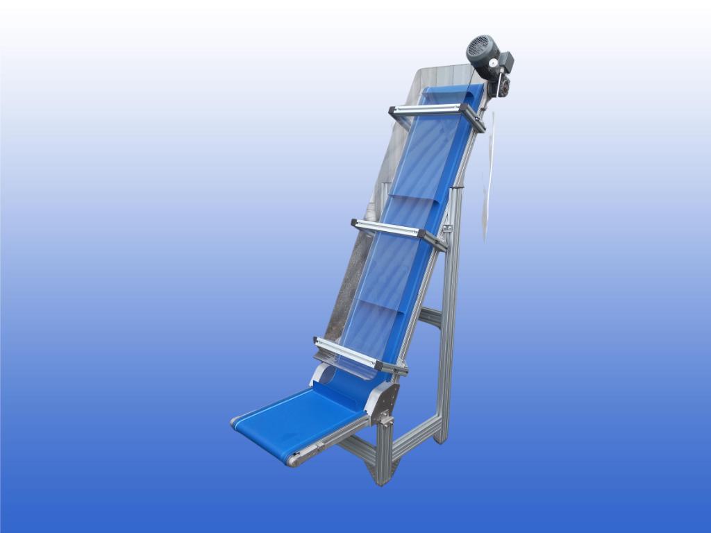 3x Transportband opvoerband met meenemers aluminium frame, Ophalen of Verzenden, Zo goed als nieuw
