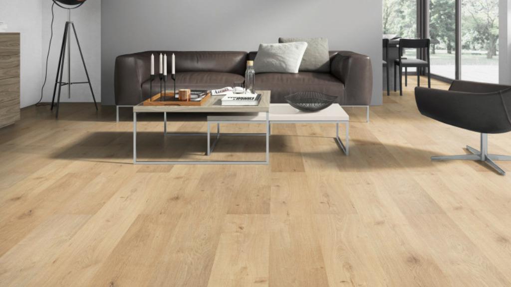 Waterbestendig Laminaat Eiche Beige 55823 28cm breed, Nieuw, Ophalen of Verzenden, 25 tot 50 m², Waterbestendig laminaat 28cm breed