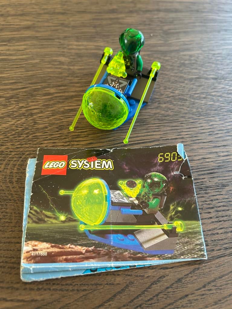 Vintage Lego System 6903 Space Scooter & 6829 Radon Rover, Ophalen of Verzenden, Gebruikt, Complete set, Lego