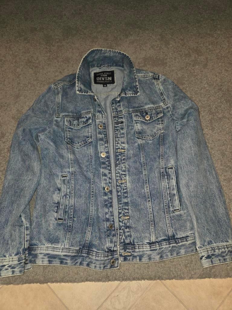 Urban Street Denim Jas - Maat 176, Blauw, Ophalen of Verzenden, Zo goed als nieuw, Jasje