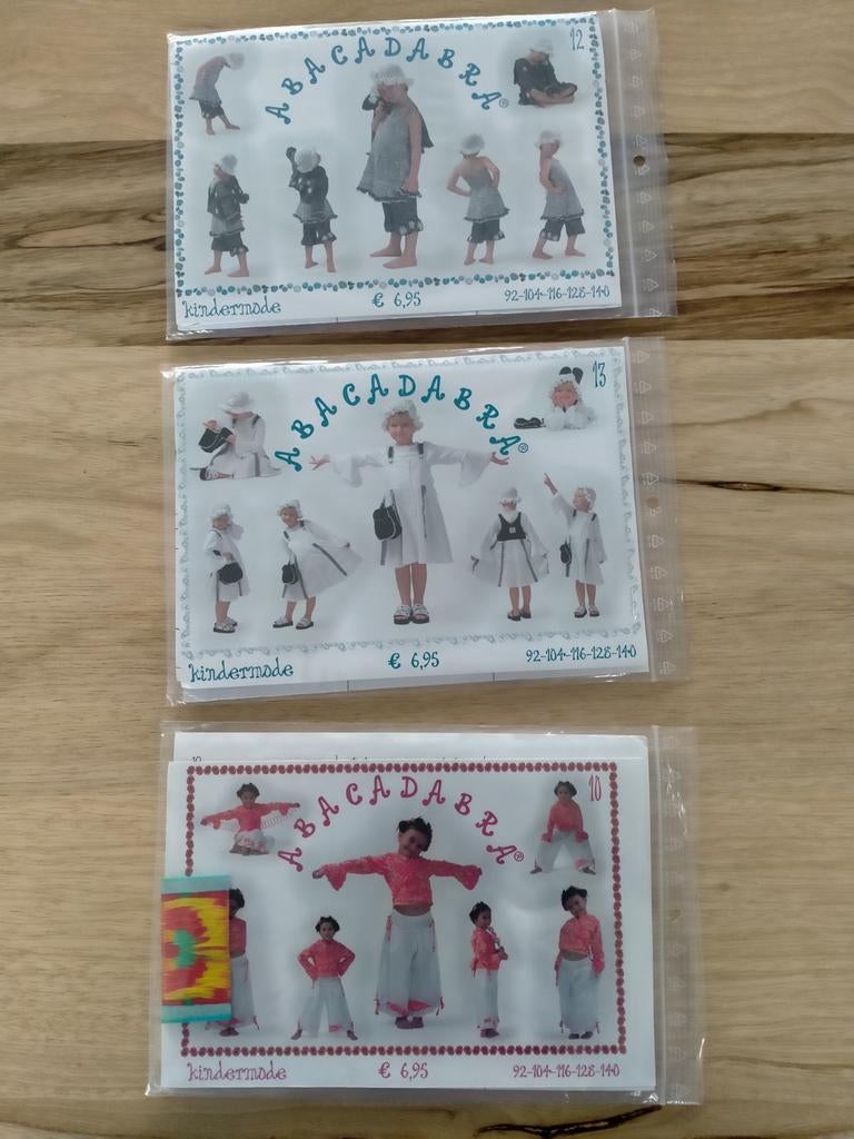 Kindernaaipatronen merk Abacadabra, Ophalen