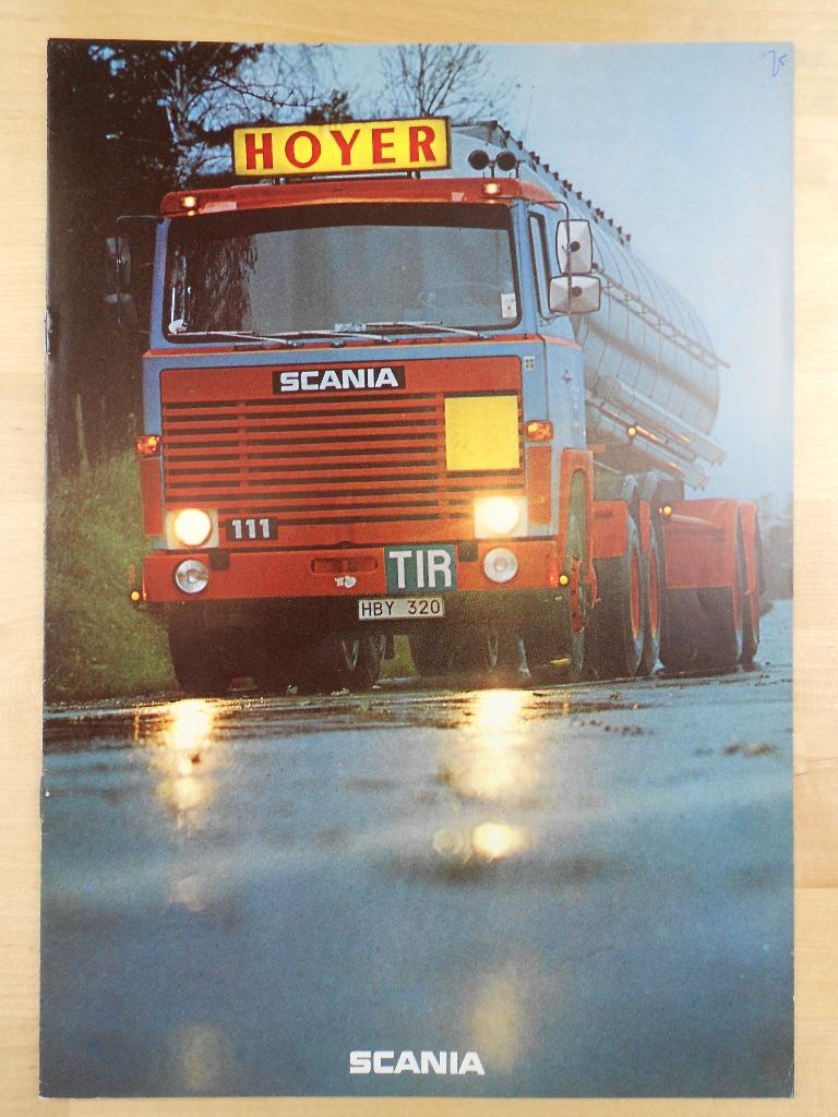 Scania Programma Brochure ca 1974 – 145 140 111 85 80, Ophalen of Verzenden, Zo goed als nieuw, Overige merken, Scania