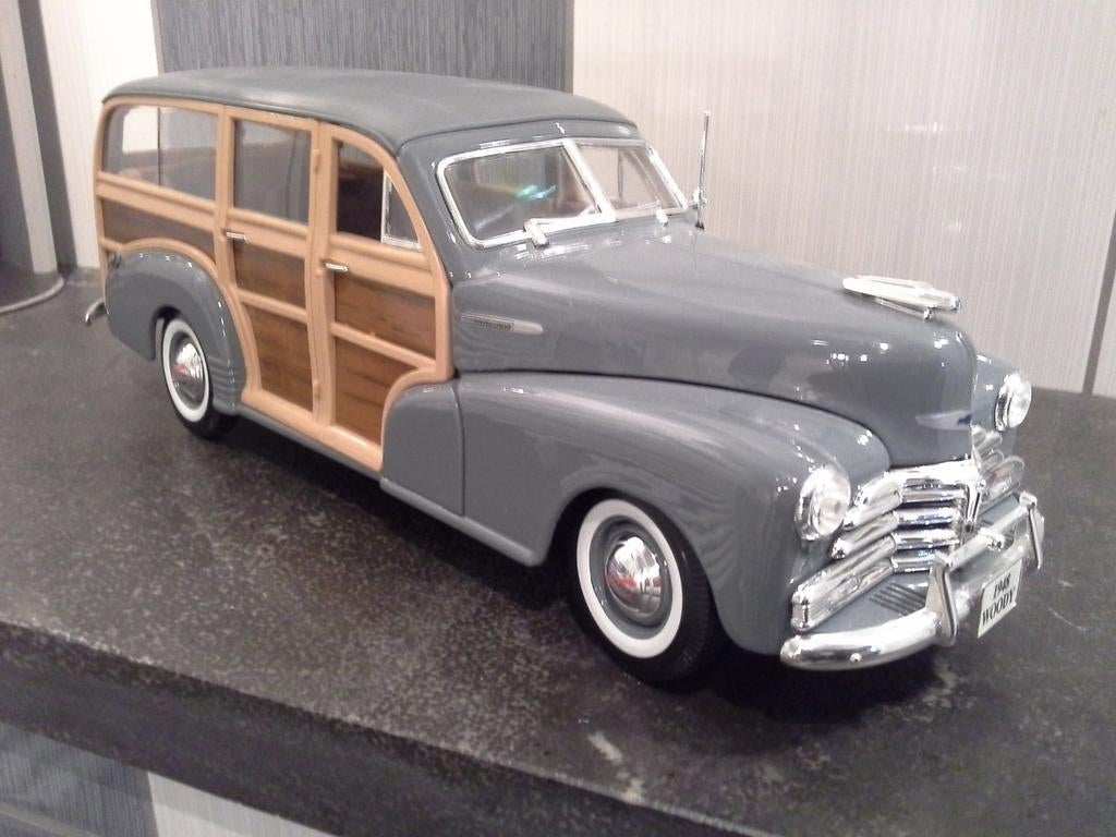 Maisto 1:18 Chevrolet Chevy Fleetmaster 1948, Ophalen of Verzenden, Zo goed als nieuw, Maisto
