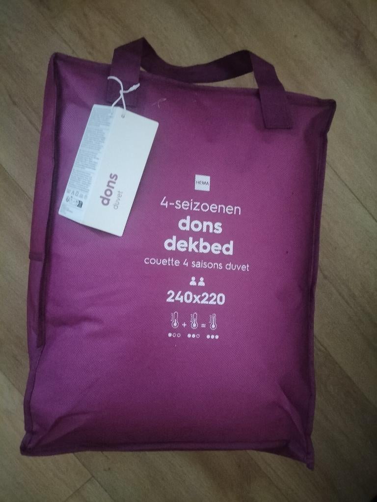 Nieuw Dons 4-Seizoenen Dekbed 240x220, Overige kleuren, Ophalen of Verzenden, Deken of Dekbed, Nieuw