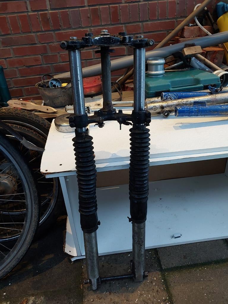 Tk voorvork honda? Wie weet het merk?, Ophalen of Verzenden, Gebruikt, Frame, Overige merken
