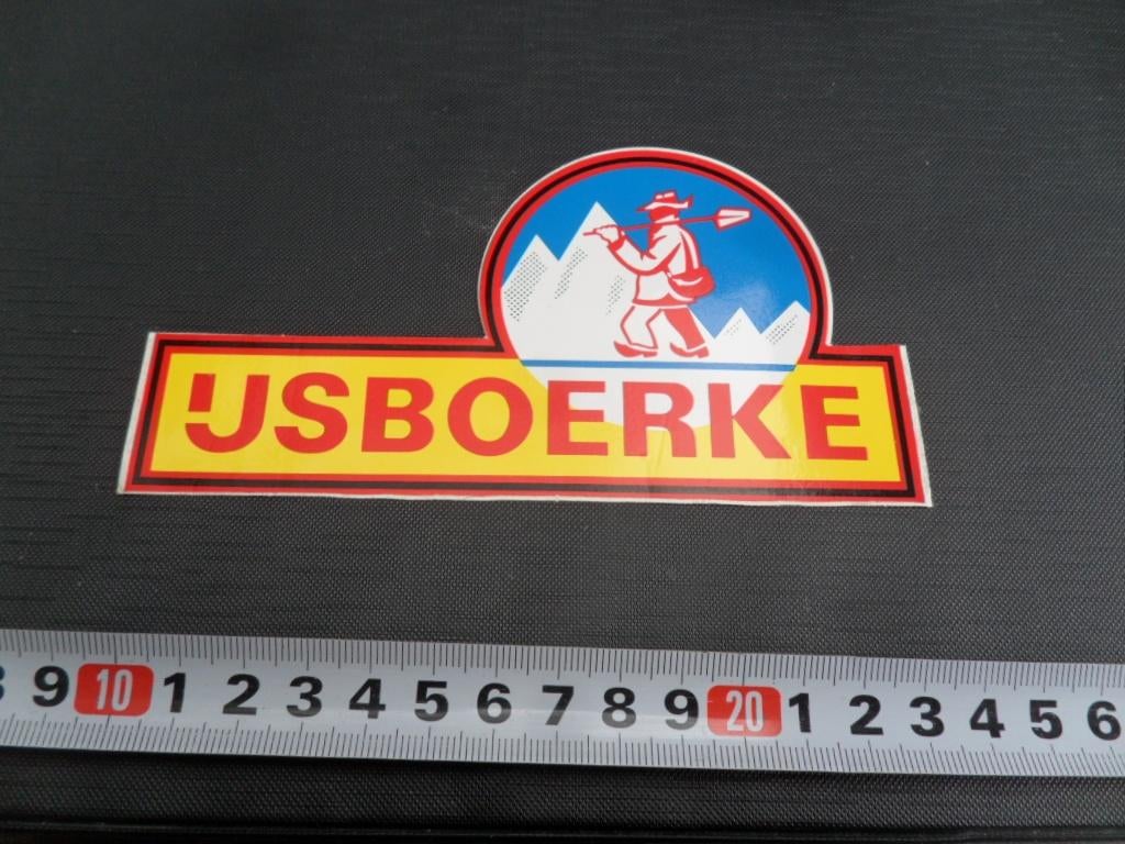 sticker IJSBOERKE  logo *, Ophalen, Zo goed als nieuw