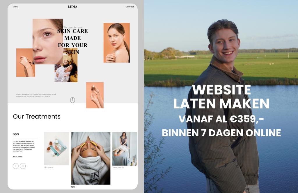 Website  laten maken | Vanaf €359,- |, Diensten en Vakmensen, Webdesign