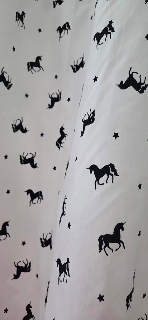 2x unicorn verduistering gordijnen 2mx1,77cm hoog, Hobby en Vrije tijd, Stoffen en Lappen, Overige kleuren, 120 cm of meer, Ophalen of Verzenden