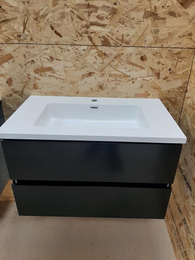 Badkamermeubel 100cm en 120cm mat zwart 400 euro, Ophalen, Nieuw, 50 tot 100 cm, Minder dan 100 cm