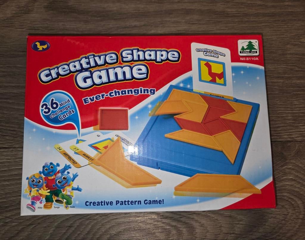 Tangram Puzzel de luxe - Nieuw!, Een of twee spelers, Ophalen of Verzenden, Nieuw