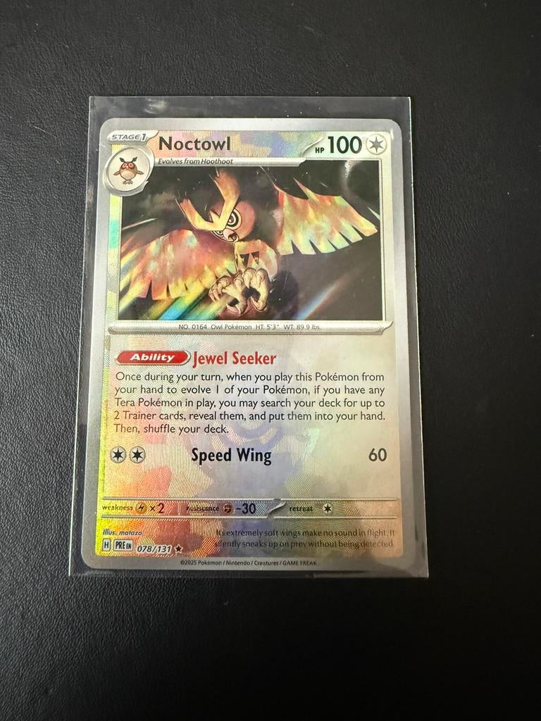Noctowl 078/131 poke ball, Ophalen of Verzenden, Zo goed als nieuw