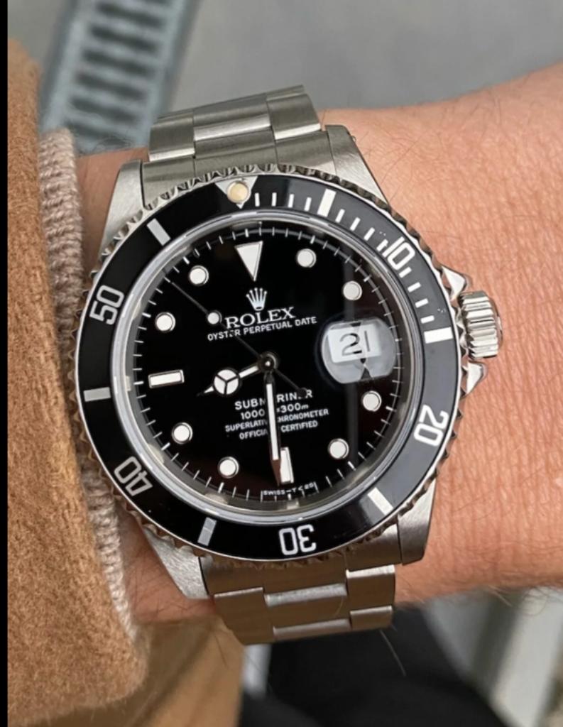 Rolex Submariner Date ref. 16610 Service + polish + garantie, Sieraden, Tassen en Uiterlijk, Horloges | Heren, Zo goed als nieuw