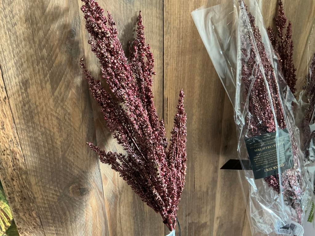 Nieuw 6 PTMD Pampas kunstbloemen met metallic 84 cm, Huis en Inrichting, Woonaccessoires | Kunstplanten en Kunstbloemen, Nieuw