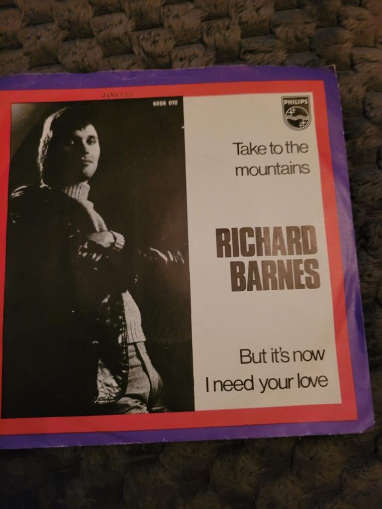 Richard Barnes - Take to the mountains - Single, Ophalen of Verzenden, Gebruikt, Pop