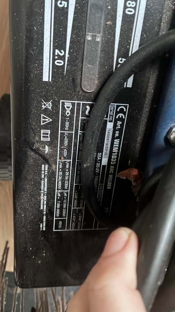 Elektrodelasser 230V inverter lasapparaat 160A compleet, Doe-het-zelf en Verbouw, Gereedschap | Lasapparaten, Ophalen of Verzenden