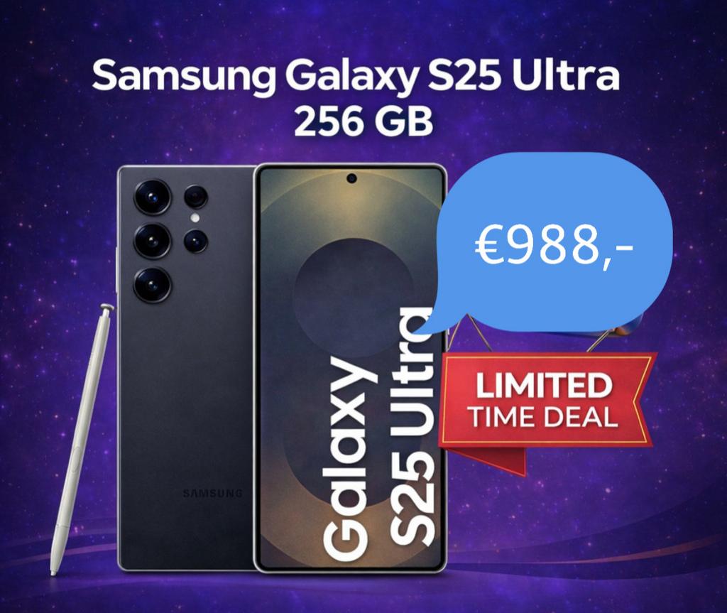 Samsung galaxy 25 ultra/256GB, Overige modellen, 2282BN, Zwart, Ophalen of Verzenden