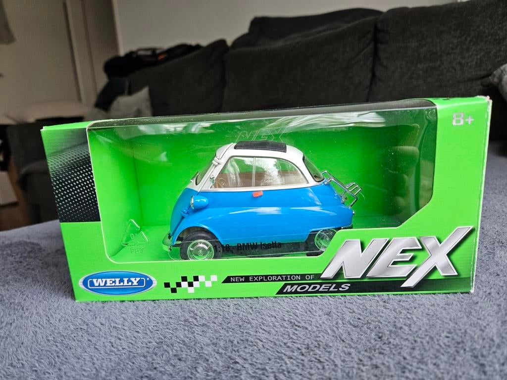 BMW Isetta Modelauto Welly 1:18 - Nieuw!, Hobby en Vrije tijd, Modelauto's | 1:18, Nieuw, Auto, Welly, Ophalen of Verzenden