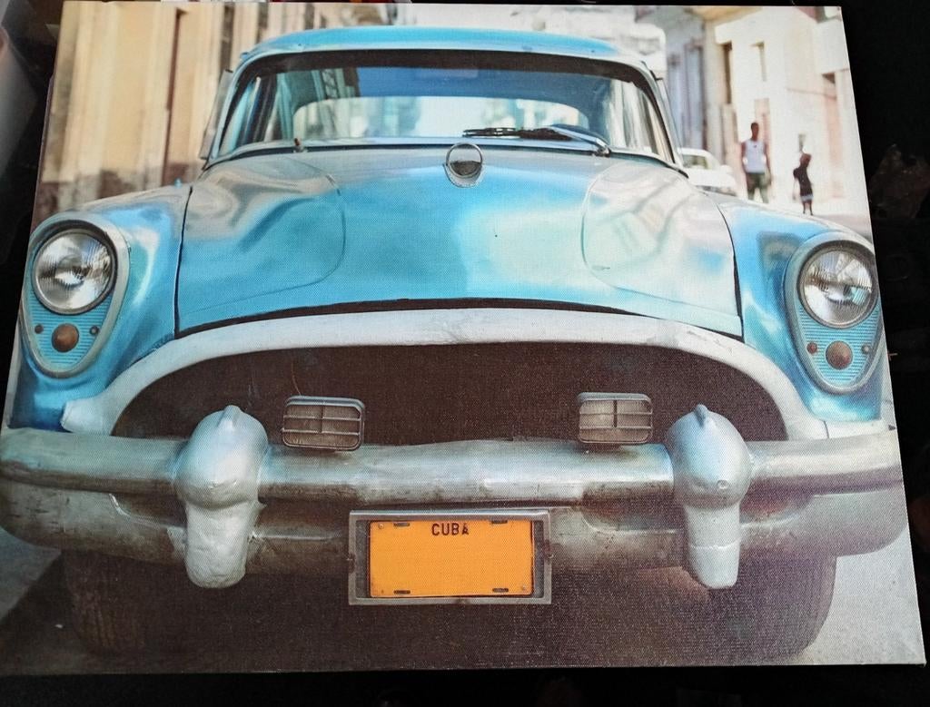 Canvas Amerikaanse auto, Ophalen of Verzenden