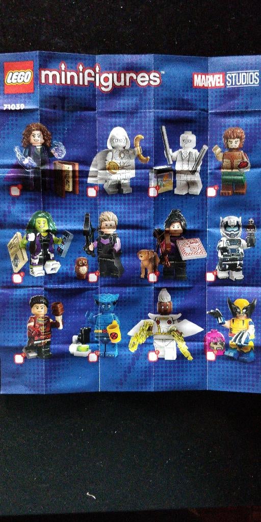 Lego minifigures Marvel serie 2 – 71039, Ophalen of Verzenden, Nieuw, Complete set, Lego