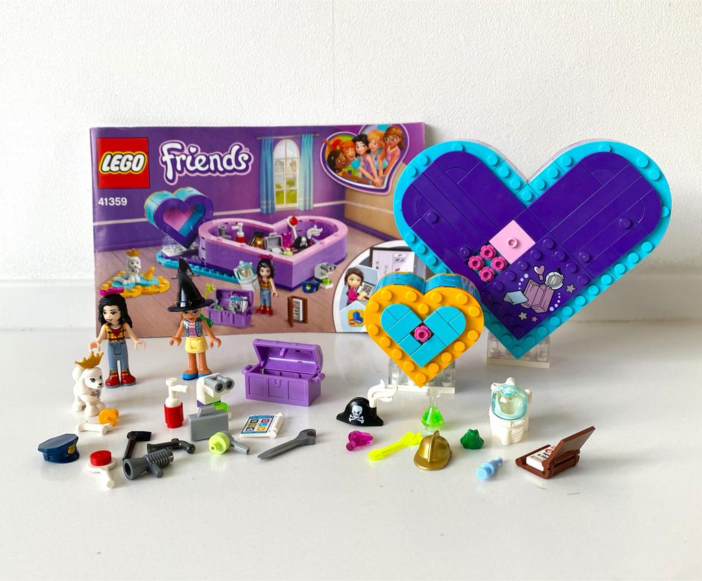 Lego Friends Hartvormige Doos - Complete Set, Ophalen of Verzenden, Zo goed als nieuw, Complete set, Lego