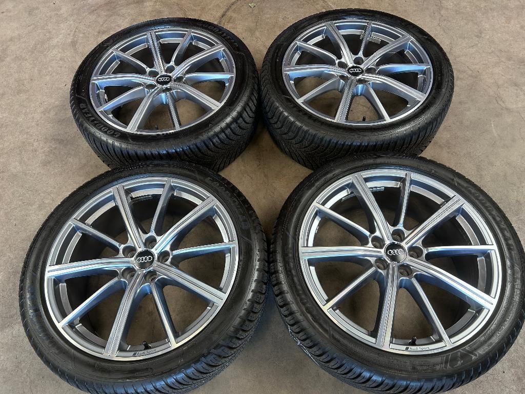 20 inch originele sport velgen + all season banden Audi Q3, Audi, Gebruikt, 255 mm, Banden en Velgen