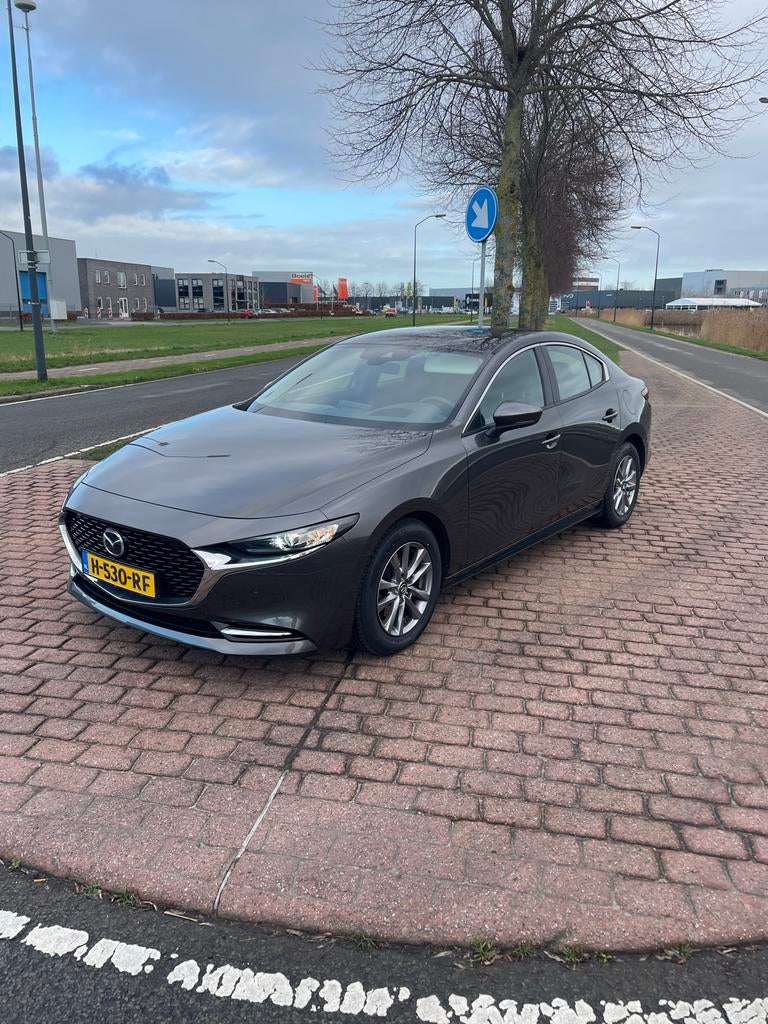 Mazda 3 Skyactiv-x 180pk 2020 Grijs, Auto's, Voorwielaandrijving, 1998 cc, Stof, 4 cilinders