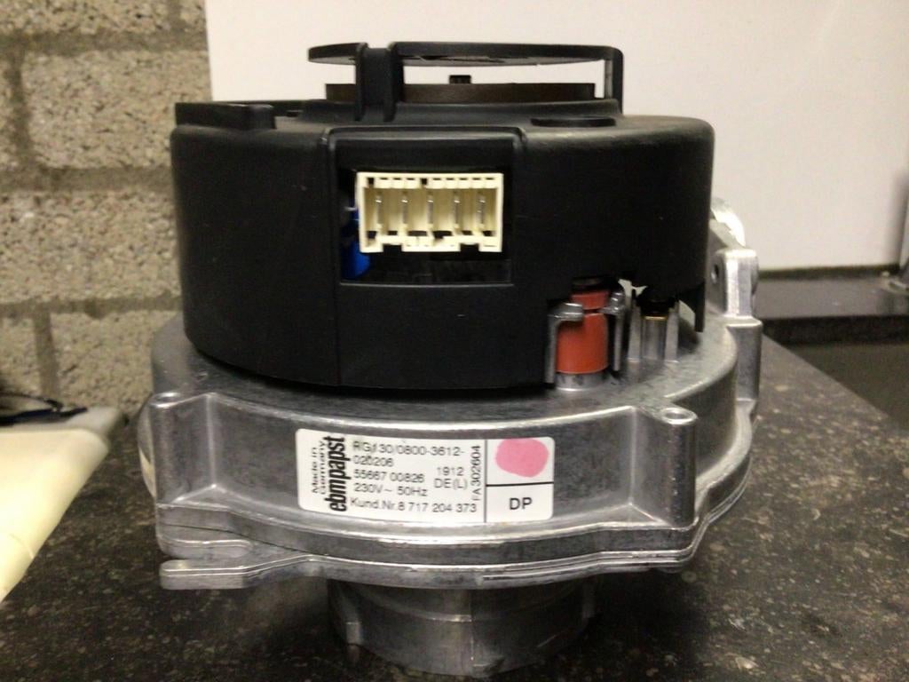 2x Ventilator CV Ketel (EBM Papst RG 130/0800-3612), Minder dan 30 cm, Cv-ketel of Combi-ketel, Minder dan 60 cm, Ophalen of Verzenden