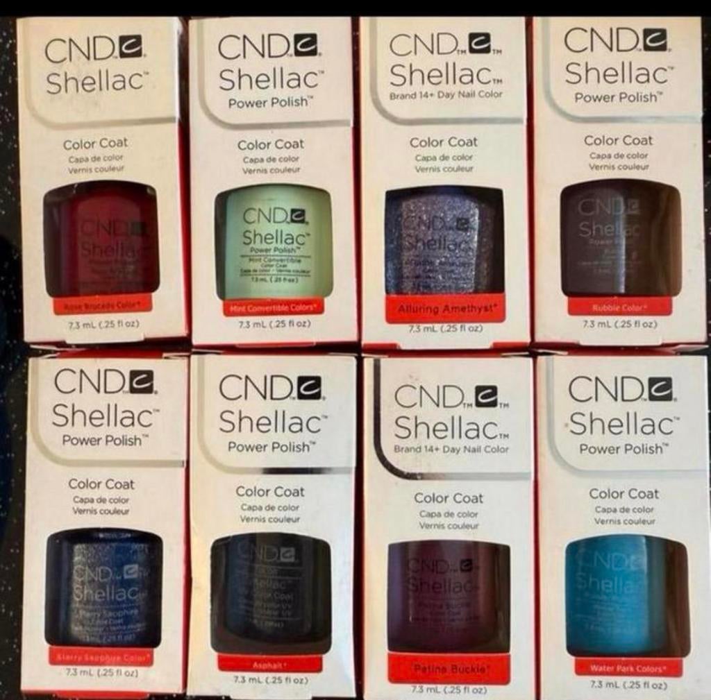 CND Shellac verschillende kleuren per stuk te koop, Sieraden, Tassen en Uiterlijk, Uiterlijk | Cosmetica en Make-up, Verzenden