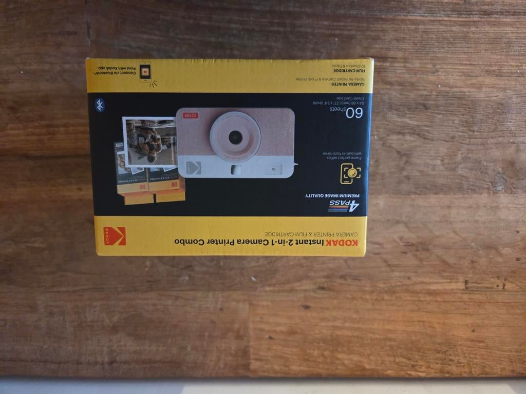 Kodak Instant 2-in-1 Camera Printer Combo ongeopend nieuwe, Compact, Nieuw, Ophalen of Verzenden, Kodak