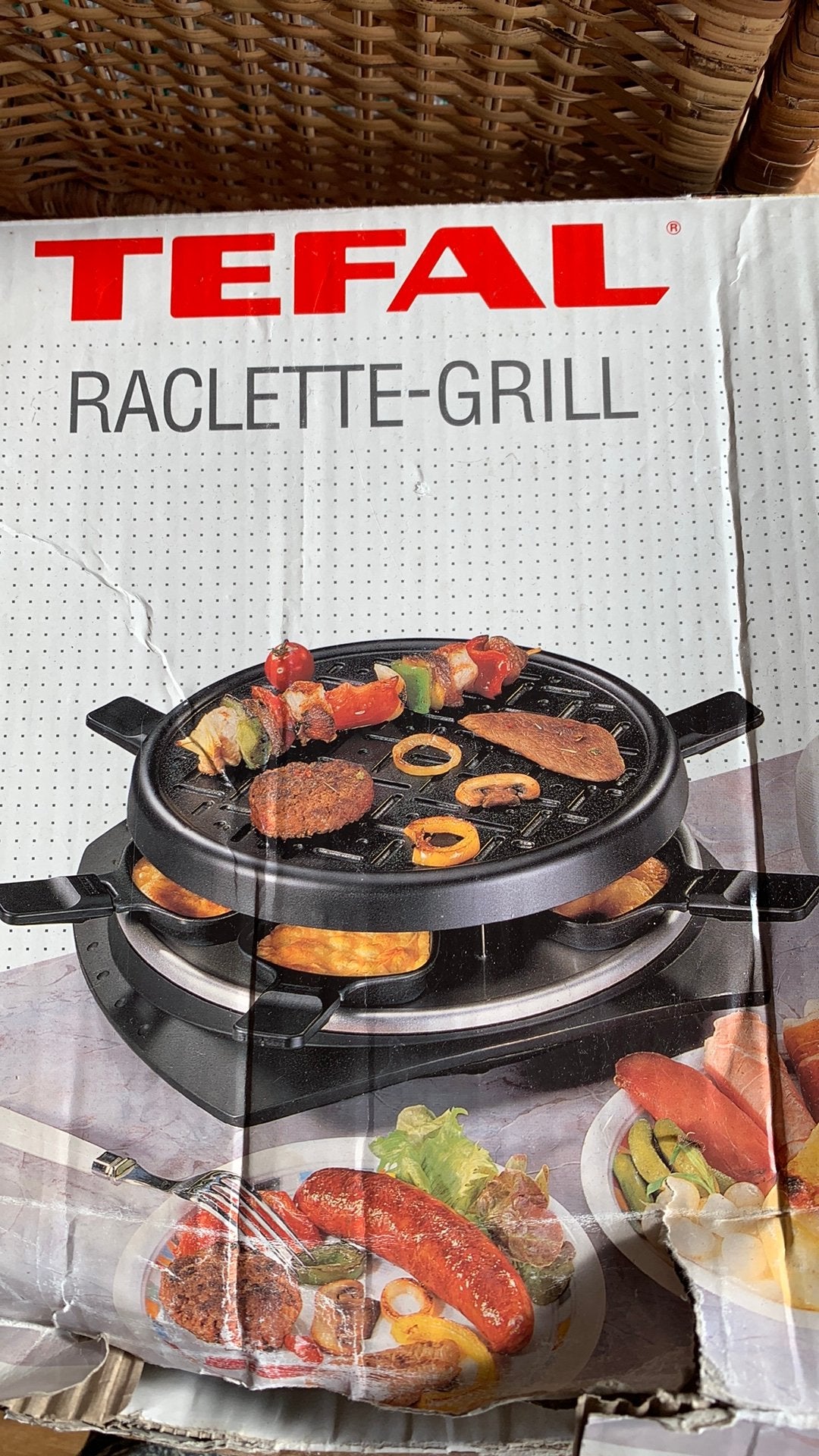Gourmet stel Tefal €5, Witgoed en Apparatuur, Ophalen, Gebruikt, 4 t/m 7 personen