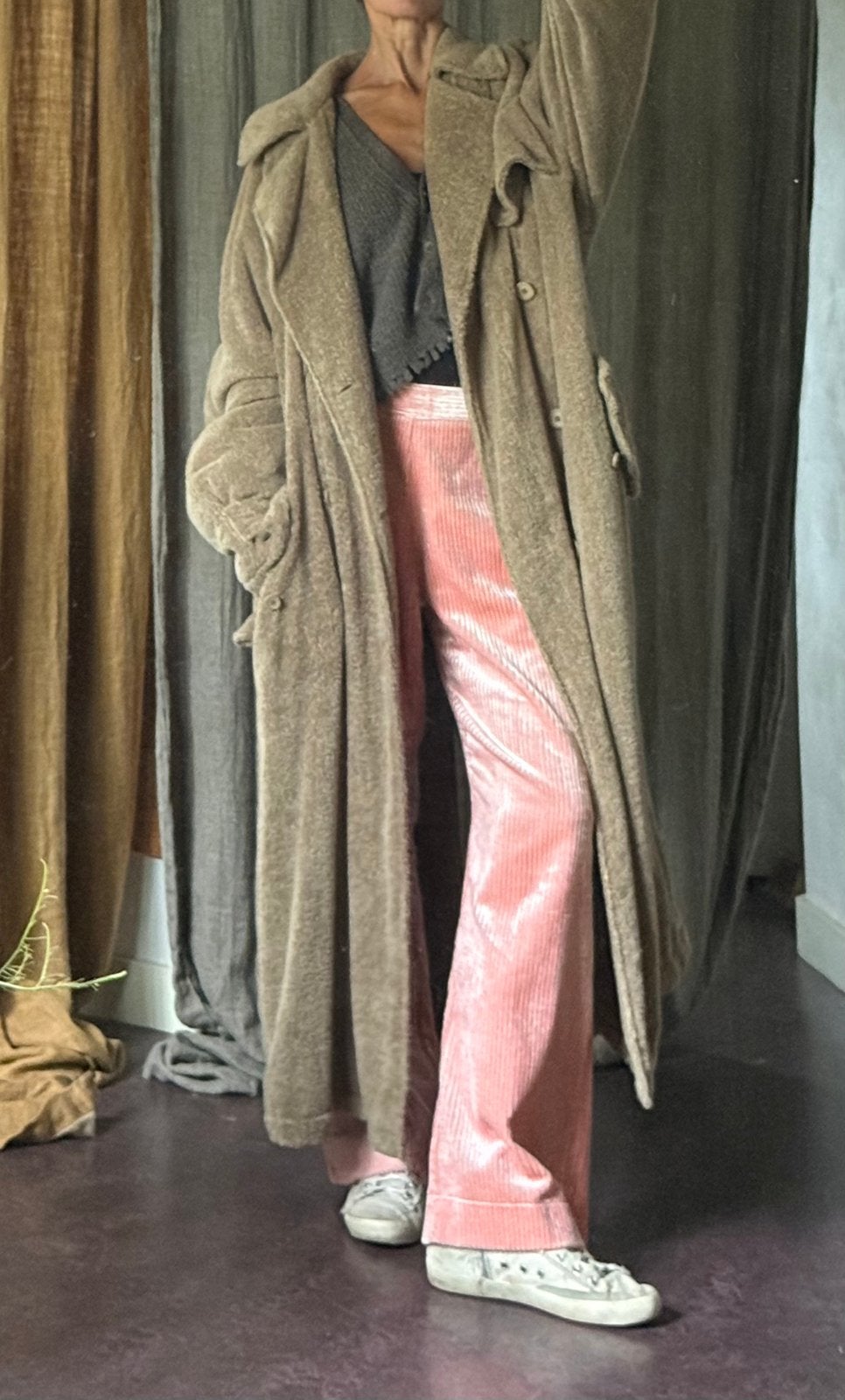 Wauw Balenciaga terrycloth gevoerde wintermantel vib 36-42, Ophalen of Verzenden, Zo goed als nieuw, Maat 38/40 (M)