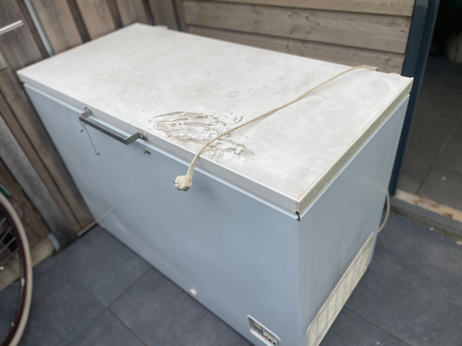 Diepvries werkend gratis meenem, Ophalen of Verzenden, Zo goed als nieuw, Minder dan 60 cm, 160 cm of meer