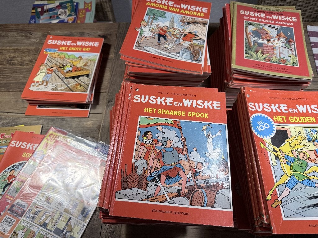Stripboeken.Doorzon,Asterix/Obelisk,Kuifje,Suske en Wiske, Meerdere stripboeken, Ophalen, Gelezen