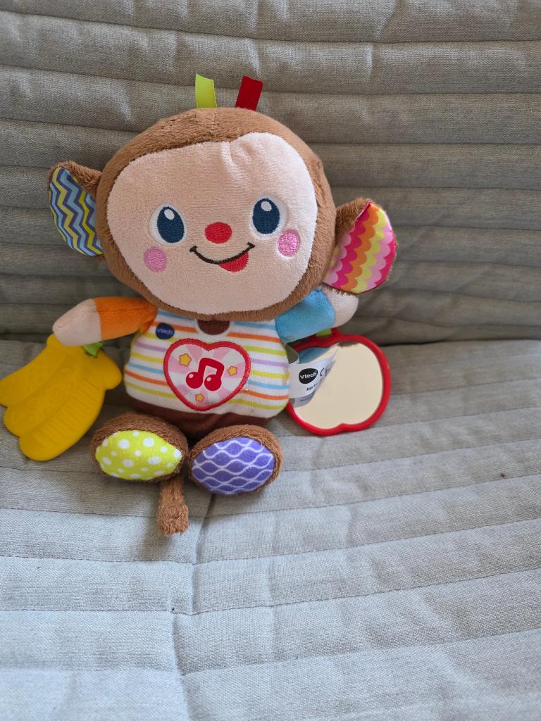 VTech mijn knuffelaapje, Ophalen of Verzenden, Zo goed als nieuw, 6 maanden tot 2 jaar