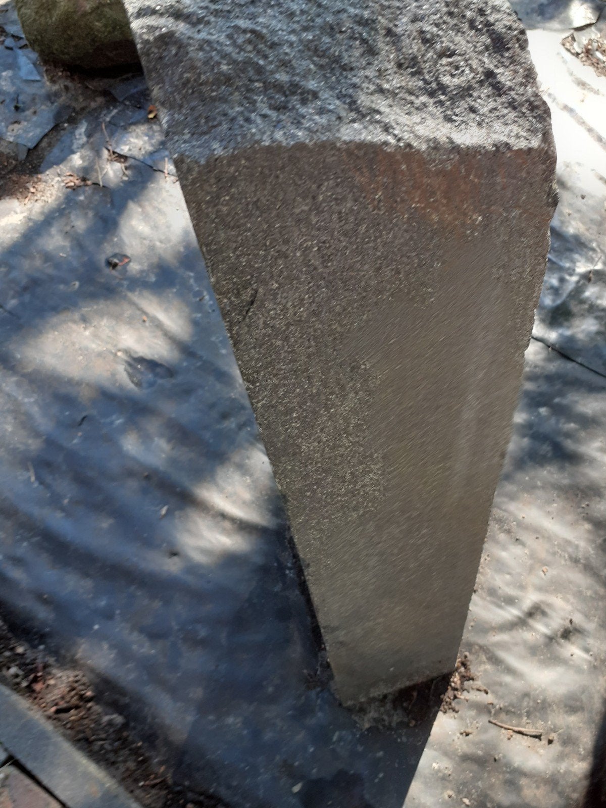 Natuurstenen Obelisk - Tuindecoratie, Ophalen, Gebruikt, Overige materialen, Abstract beeld