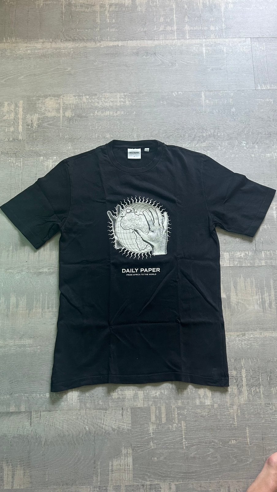 Daily Paper T-Shirt, Ophalen, Zo goed als nieuw, Maat 46 (S) of kleiner, Zwart