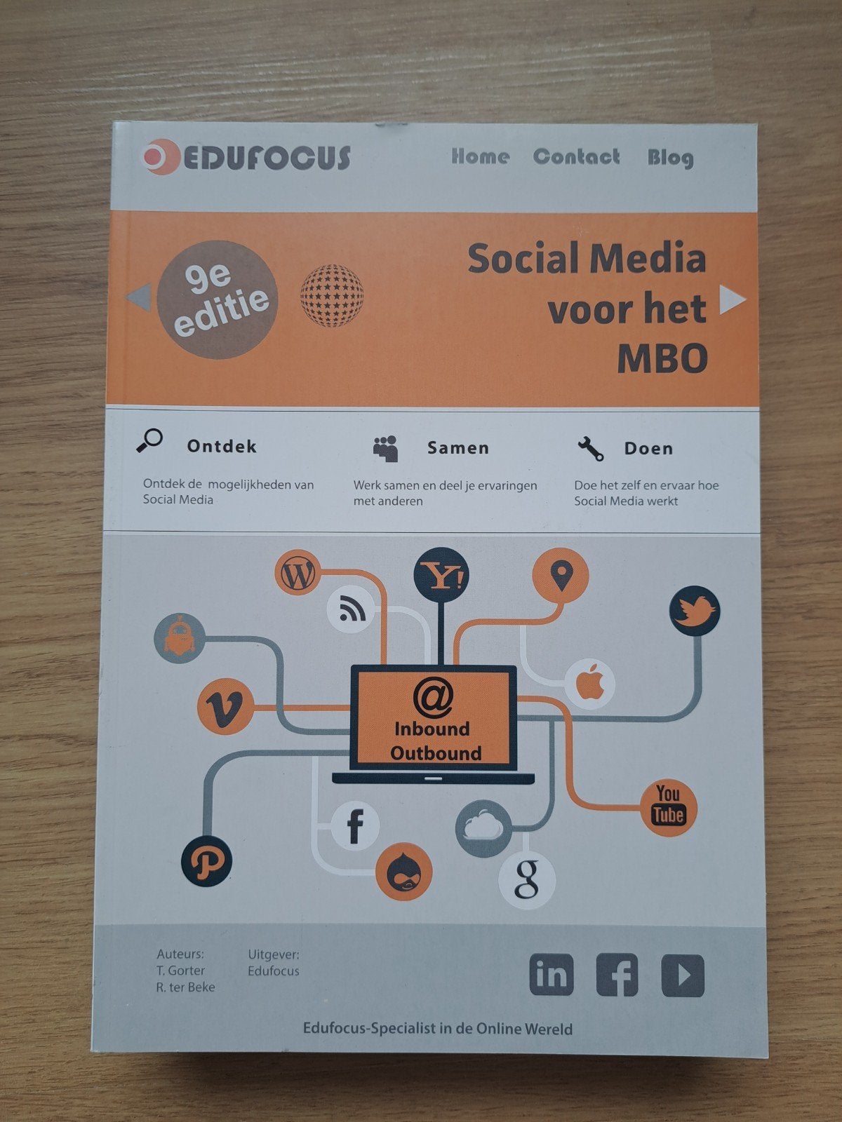Social Media voor het MBO - 9e editie, Boeken, Ophalen of Verzenden, Zo goed als nieuw, MBO, T. Gorter, R. ter Beke