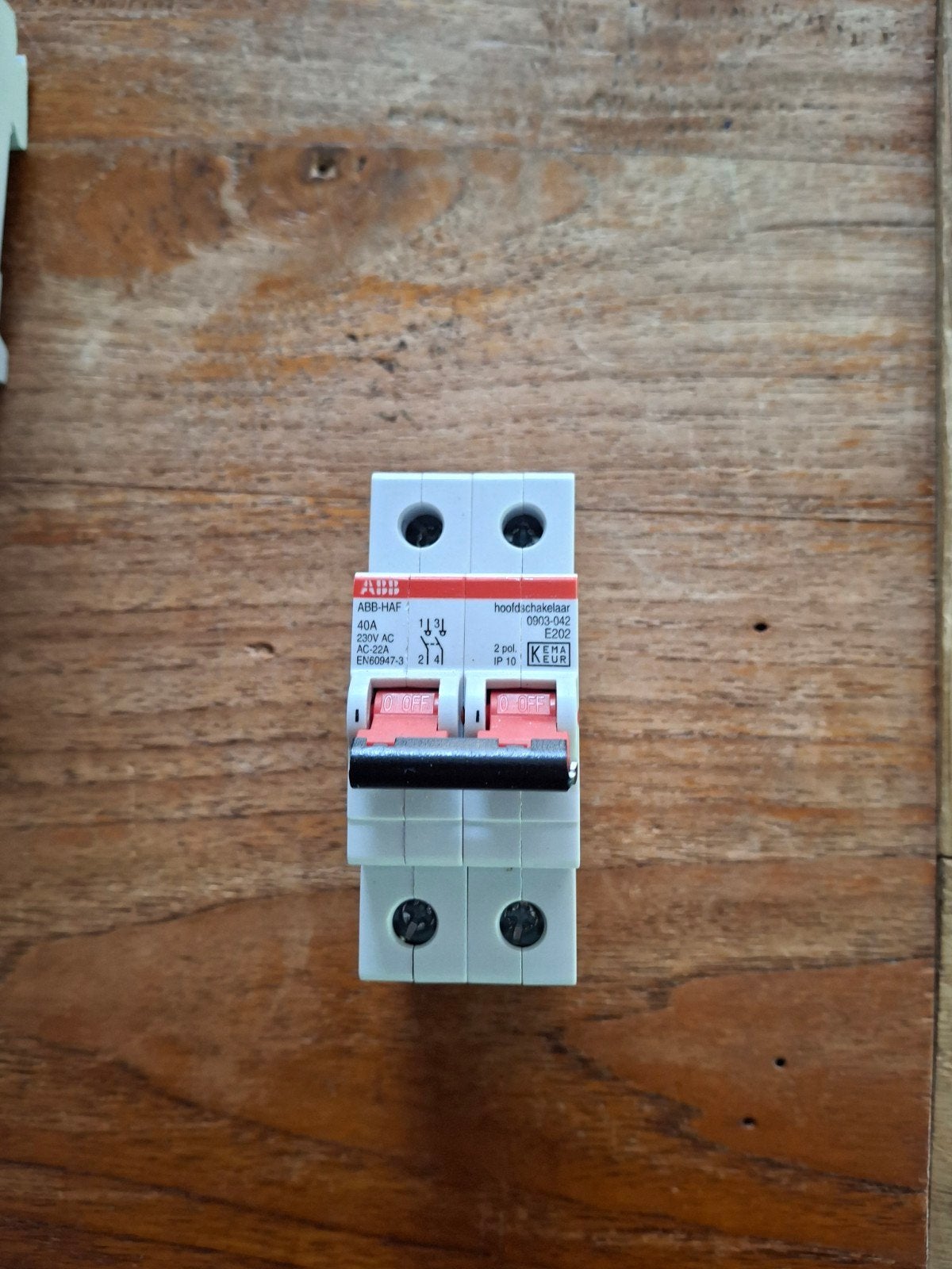 ABB Hoofdschakelaar E202/40r HAF 2CDE282002R0040, Ophalen of Verzenden, Schakelaar
