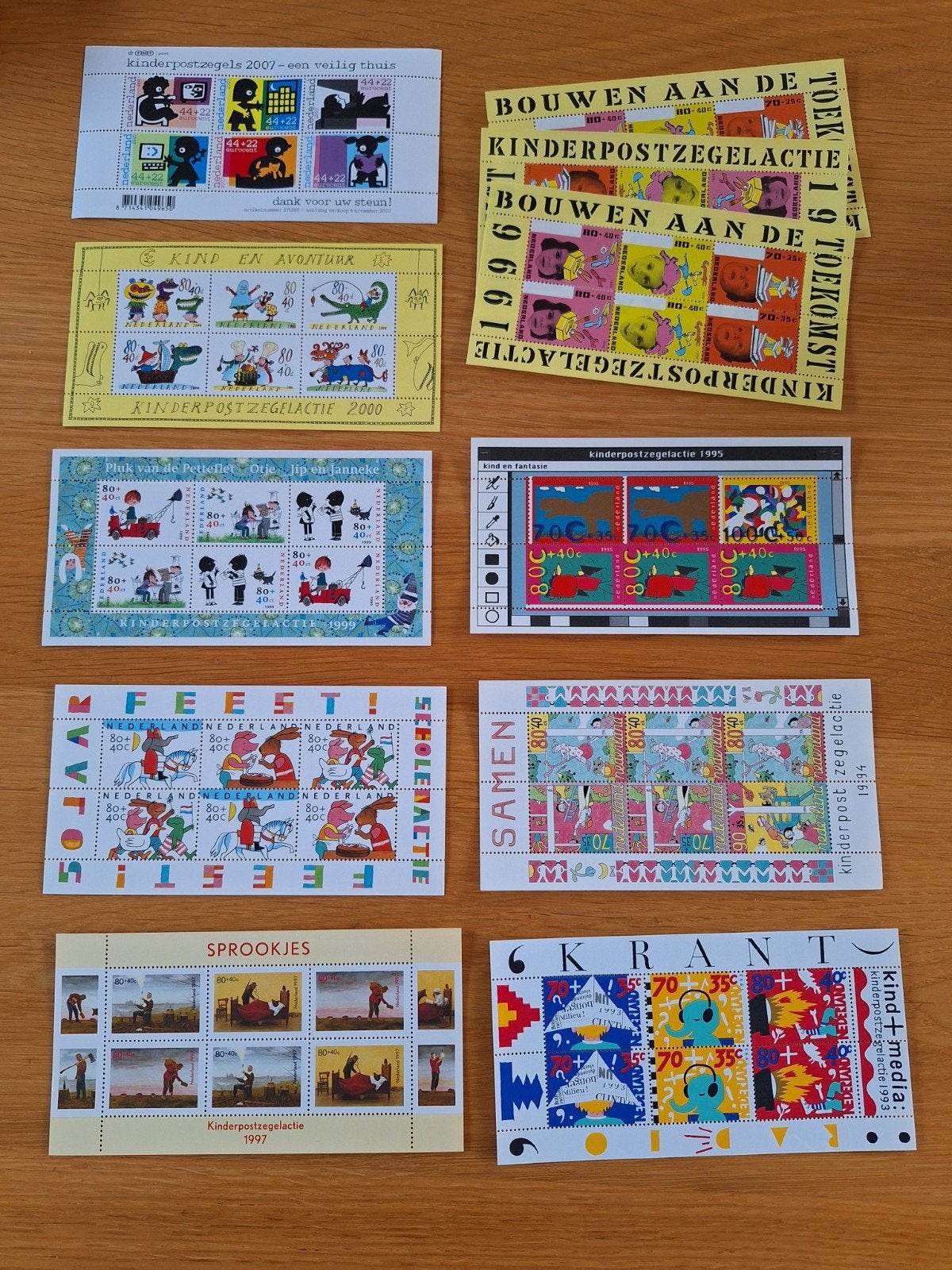 Kinderpostzegels periode 1974-2007, Ophalen of Verzenden, Postfris, Overige thema's