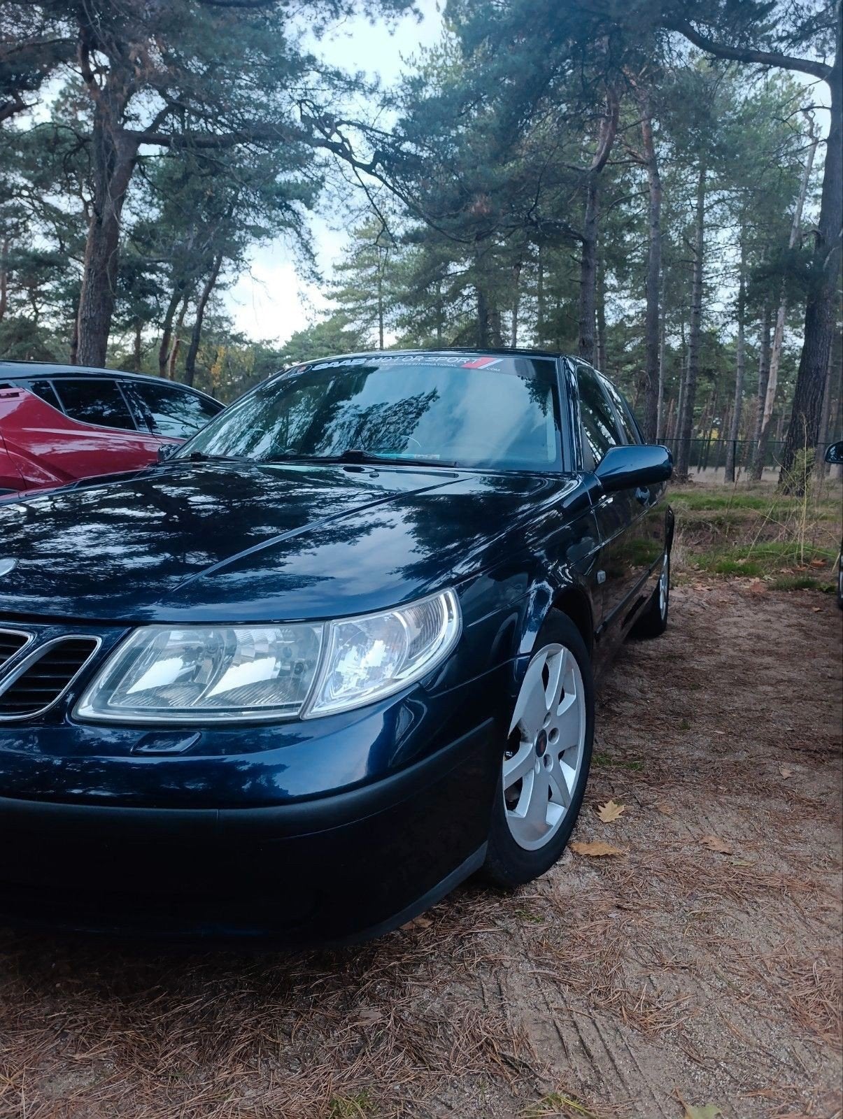 Saab 9-5 2.0 T AUT 2002 Blauw, 1800 kg, 4 cilinders, Blauw, Particulier