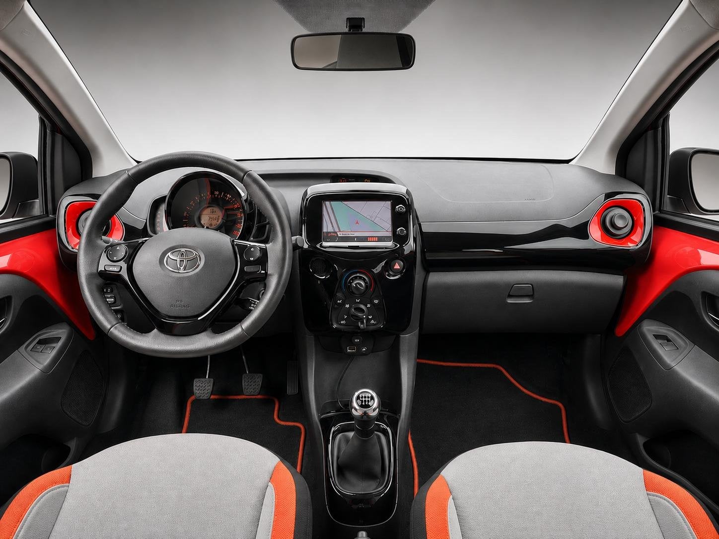 Toyota Aygo 1.0 VVT-i x-cite| Camera|Navi|Bluetooth|Airco|, Auto's, Toyota, Voorwielaandrijving, Stof, Gebruikt, Euro 6